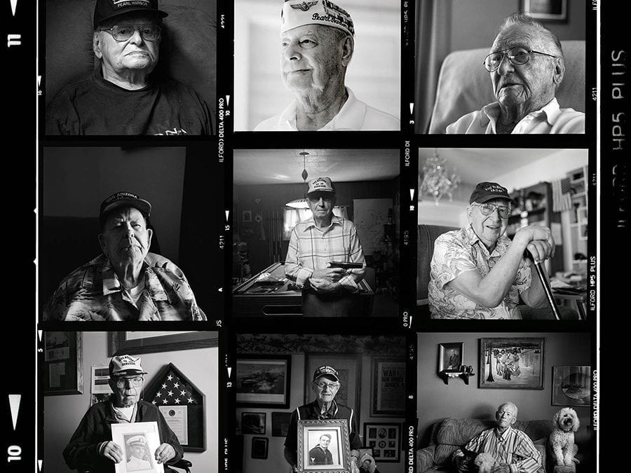 Witnesses to Infamy: Portrait series of survivors of the USS Arizona