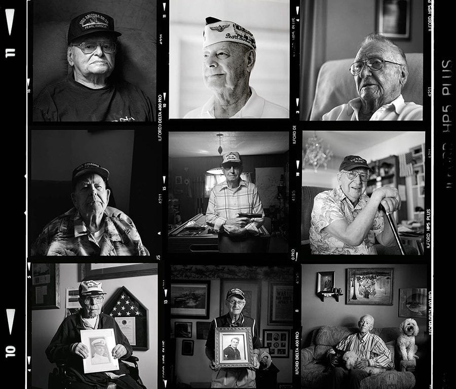 Witnesses to Infamy: Portrait series of survivors of the USS Arizona